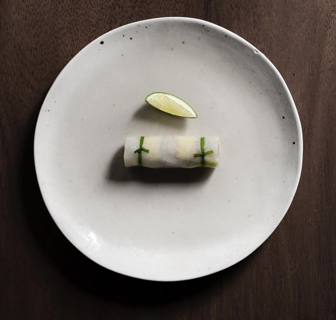 Fresh roll with lime