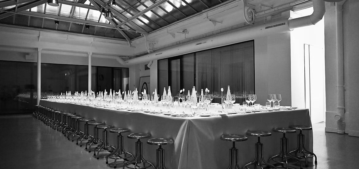 Banquet hall dinner