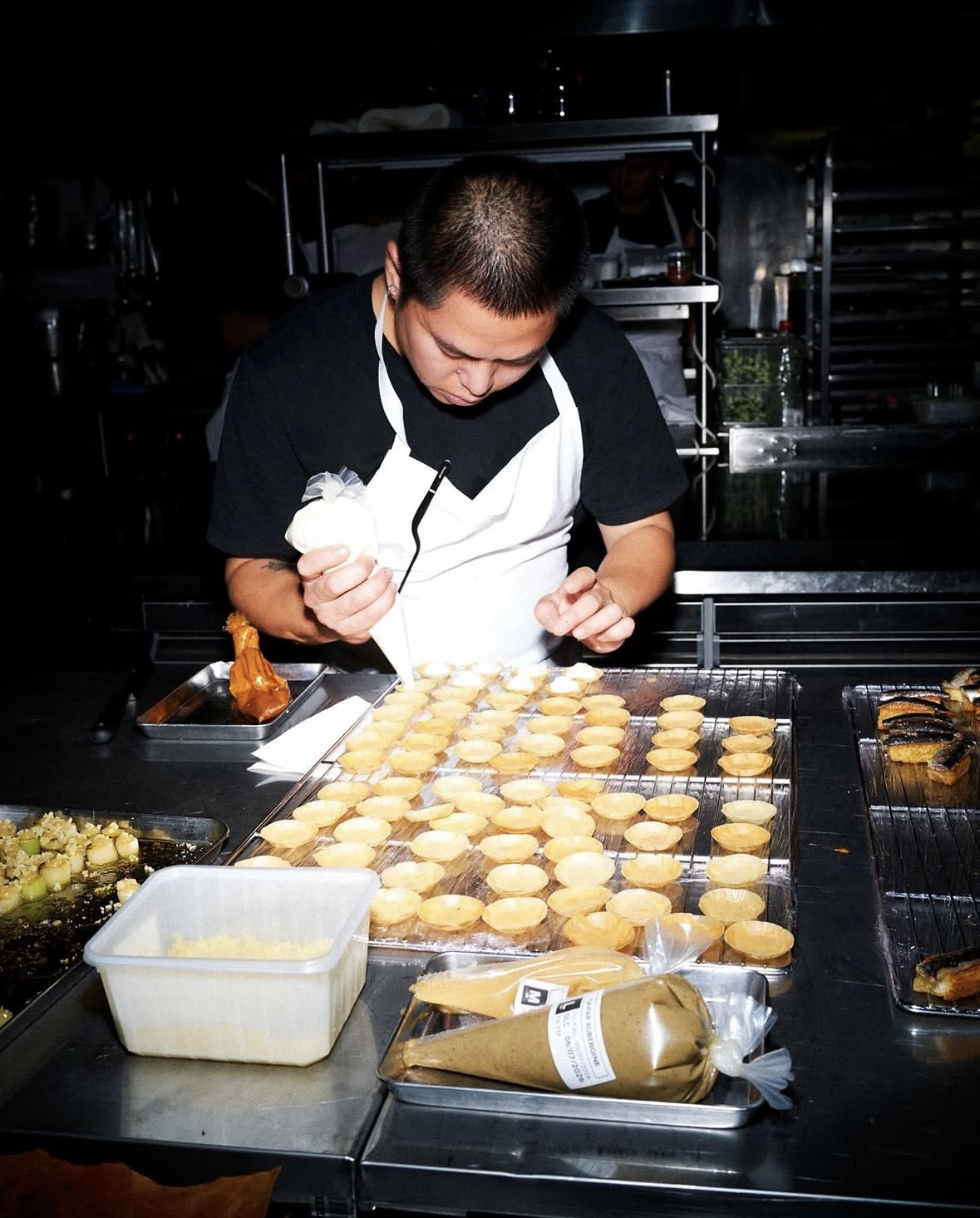 Piping tartlets